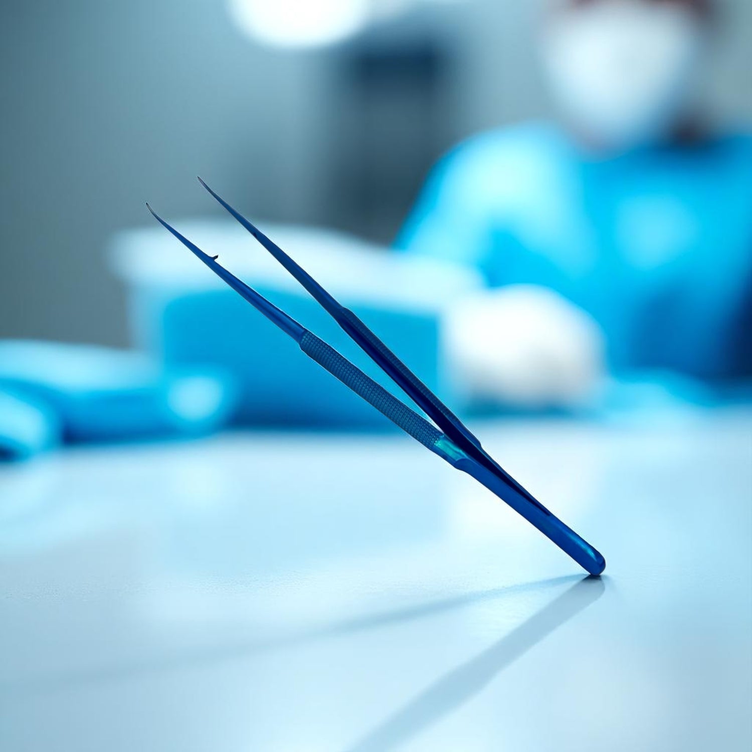 PINZA GERALD CURVA 18 CM TITANIO