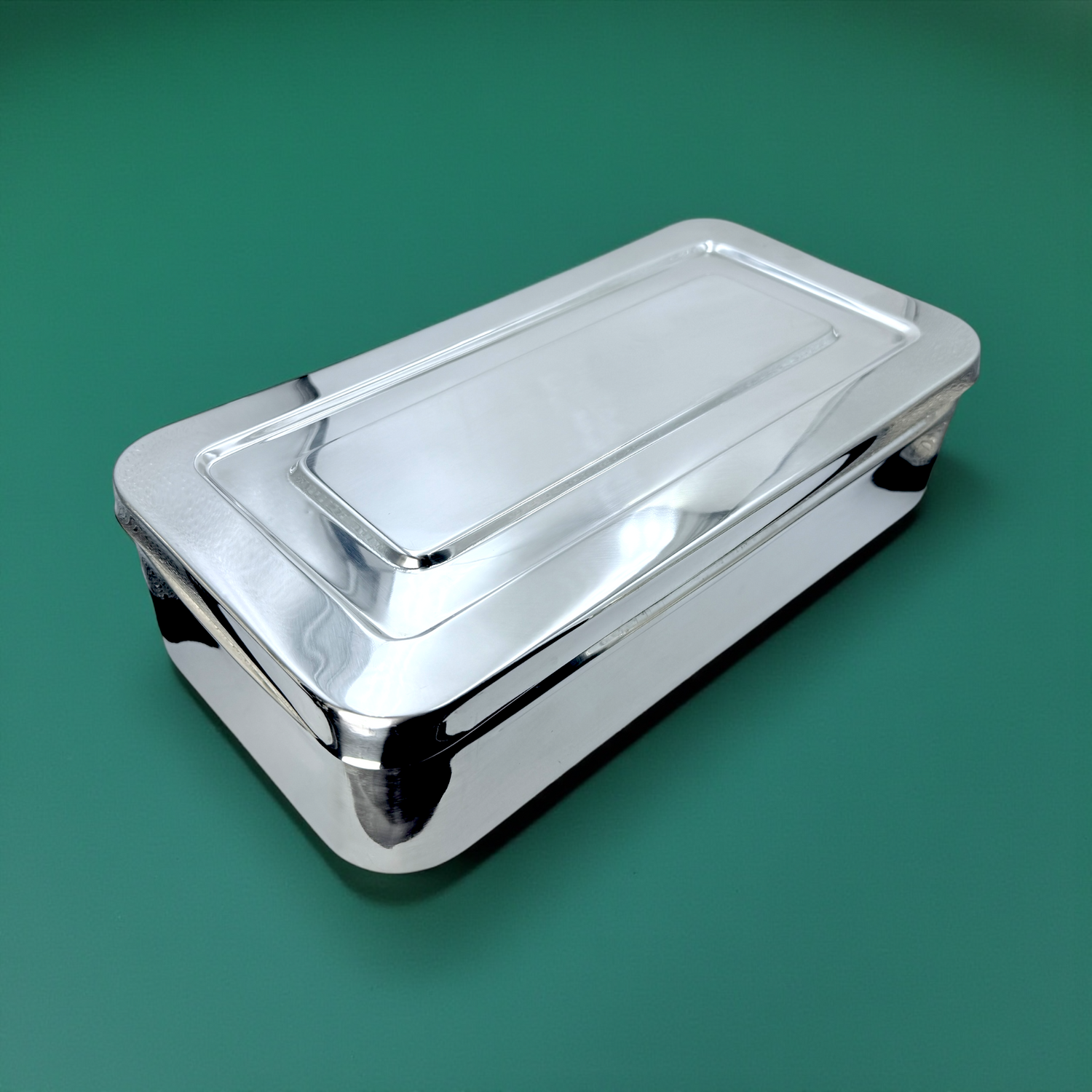 CAJA INSTRUMENTAL QUIRÚRGICO 35X18X9 CM LISA