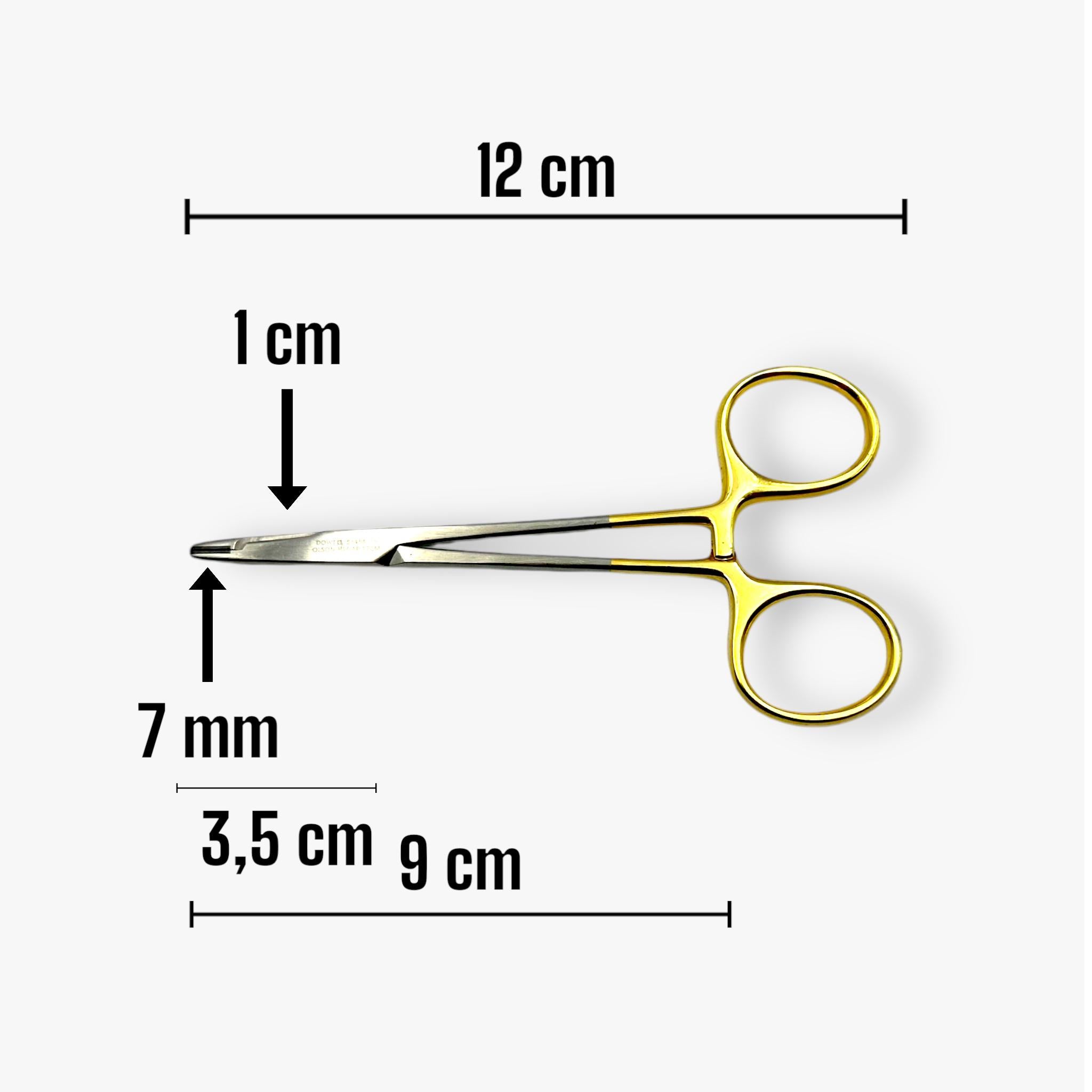 PORTA AGUJAS OLSEN HEGAR 12 CM TUNGSTENO, DOWELL