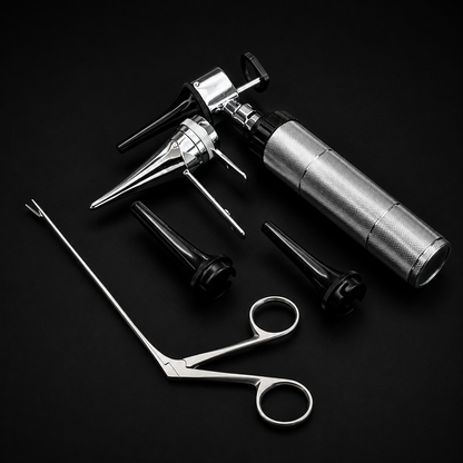 OTOSCOPIO VETERINARIO CON PINZA