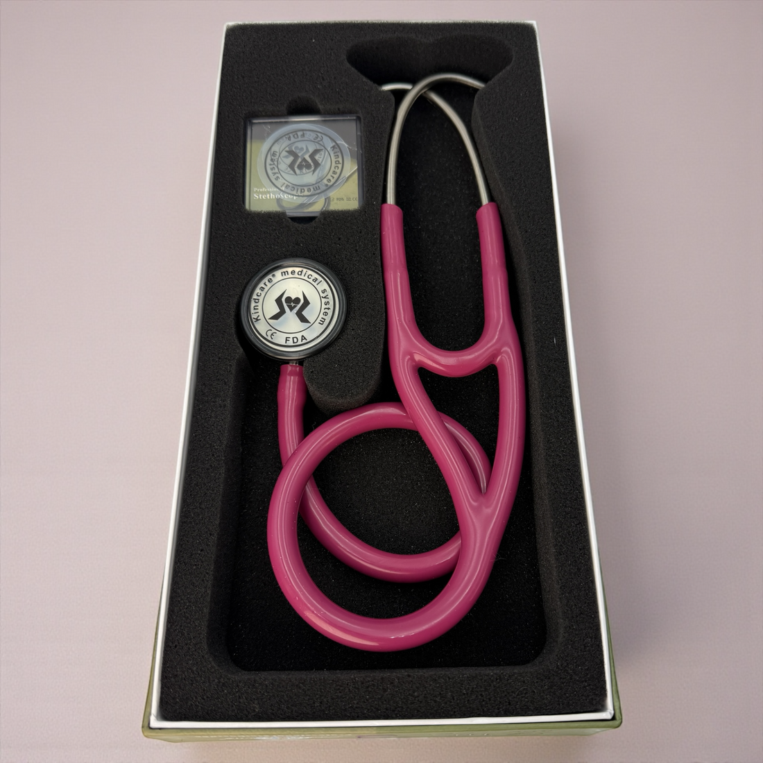 FONENDOSCOPIO DOBLE CAMPANA KINDCARE BURDEO