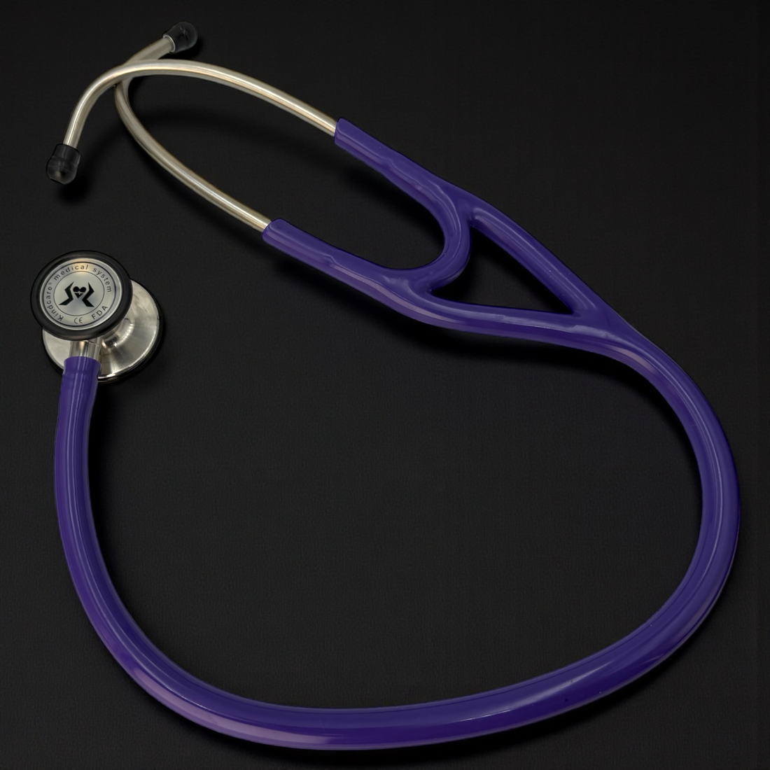 FONENDOSCOPIO DOBLE CAMPANA KINDCARE MORADO