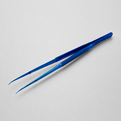 PINZA GERALD CURVA 18 CM TITANIO
