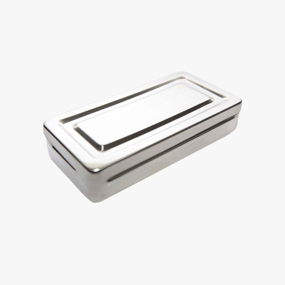 Caja Instrumental Acero 20x10x4 cm lisa: Esterilización y Almacenaje ...