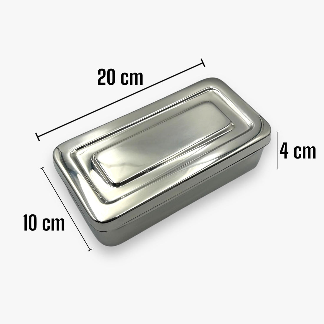 CAJA INSTRUMENTAL 20X10X4 CM LISA