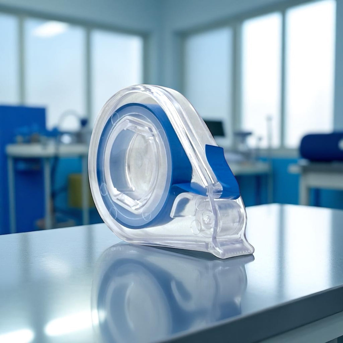 CINTA MARCADORA DE INSTRUMENTAL QUIRÚRGICO CELESTE