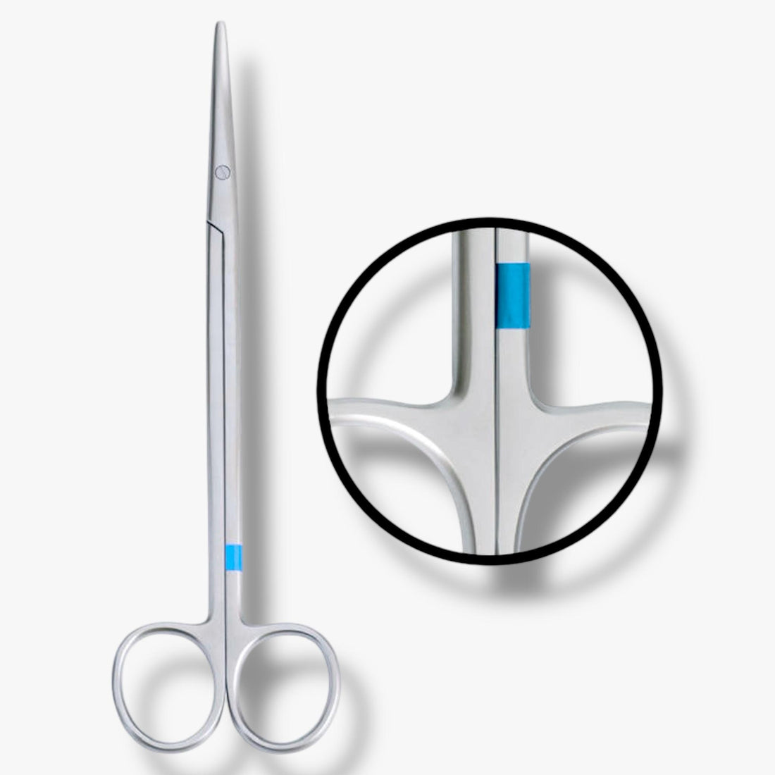 CINTA MARCADORA DE INSTRUMENTAL QUIRÚRGICO CELESTE