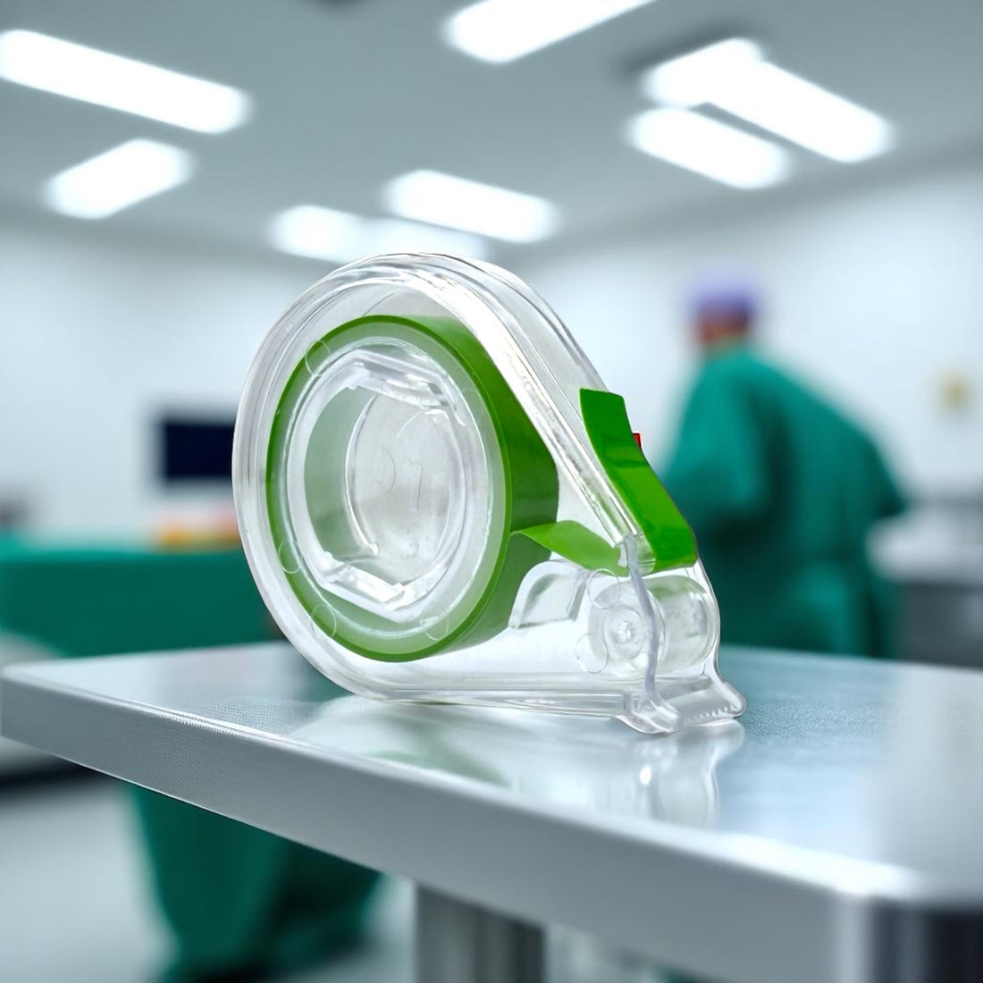 CINTA MARCADORA DE INSTRUMENTAL QUIRÚRGICO VERDE