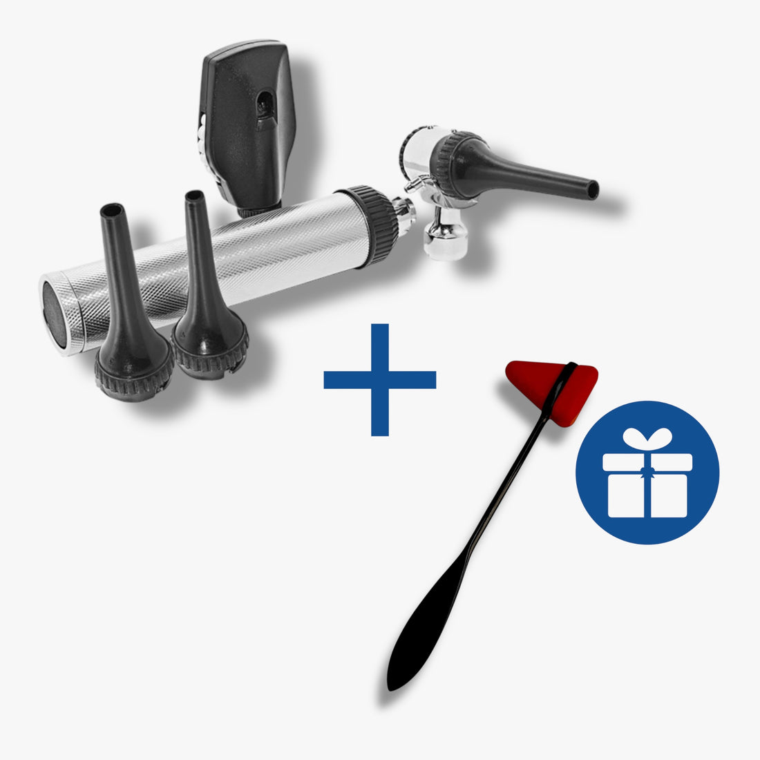 OTO OFTALMOSCOPIO VETERINARIO + MARTILLO DE REFLEJOS TAYLOR