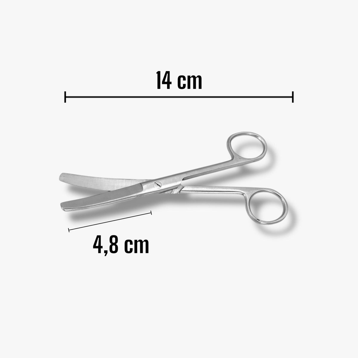 Tijera Roma Roma Curva 14 cm - Corte Preciso y Versátil – Punto Medic